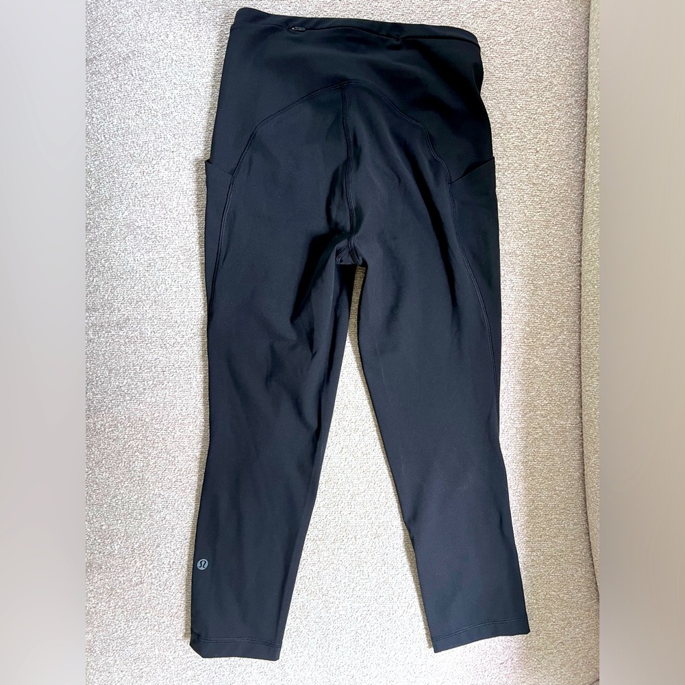Black Swift Speed High-Rise Crop 21" NWOT